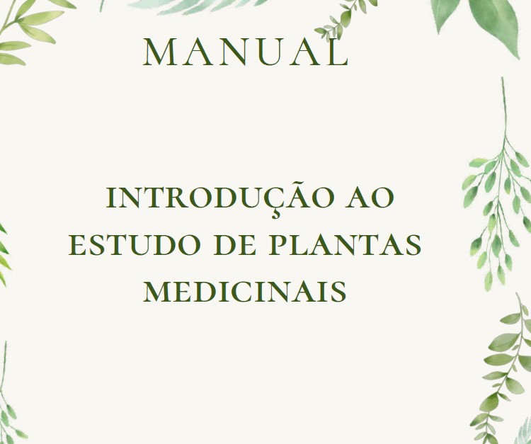 Capa do livro Manual - Introdução ao estudo de plantas medicinais